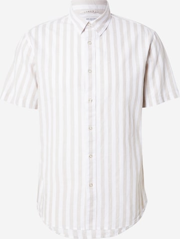 SELECTED Regular fit Overhemd in Beige: voorkant