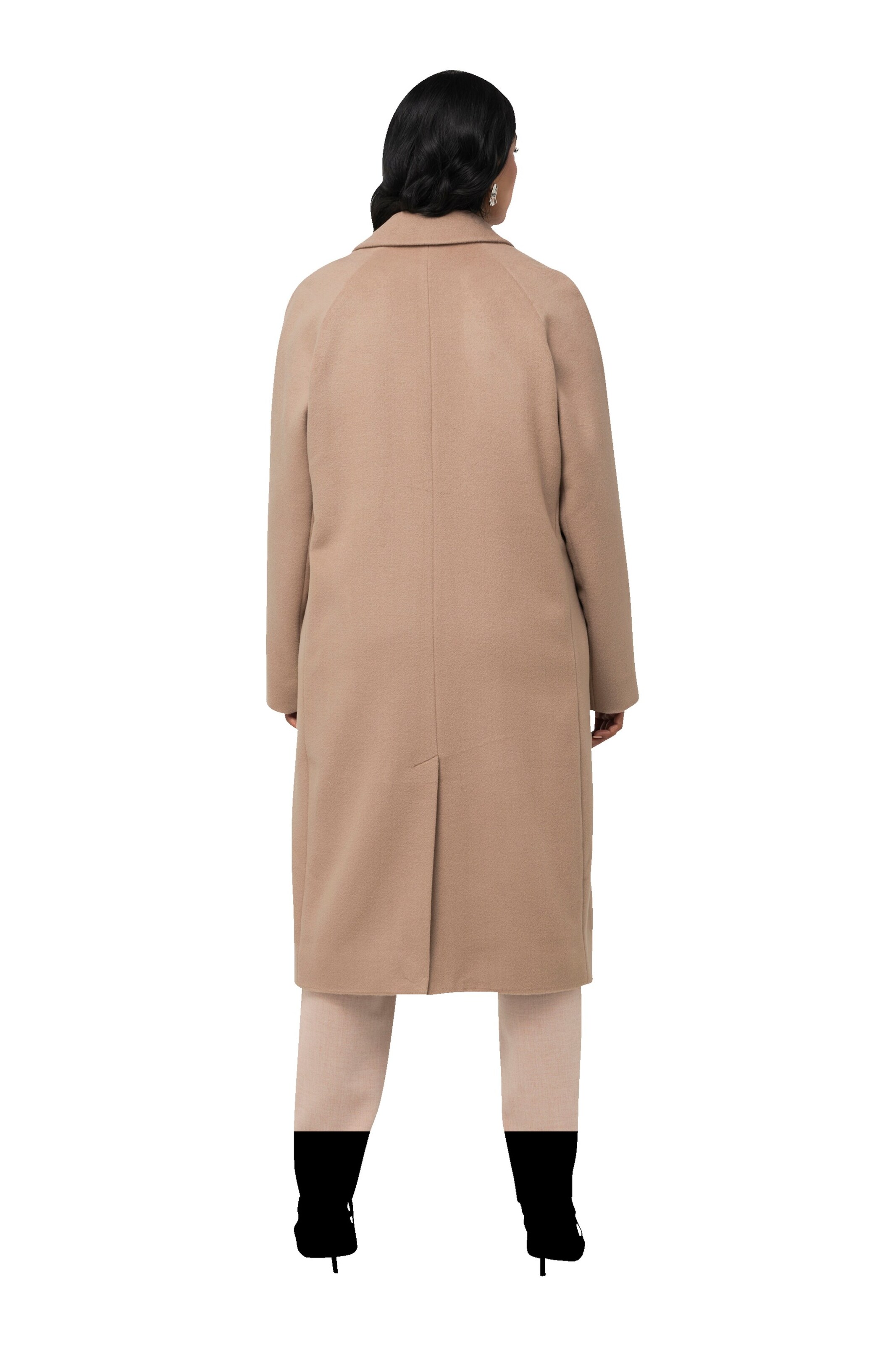 Ulla Popken Tussenmantel in Bruin