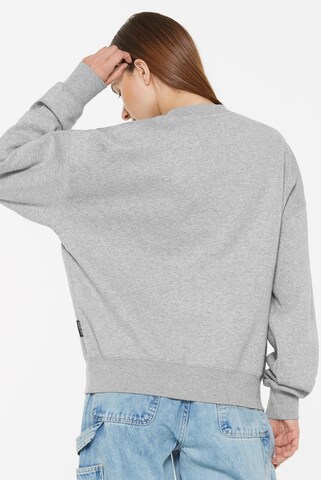 Harlem Soul Damen AD-AM Sweatshirt Oversized Unisex in Grau