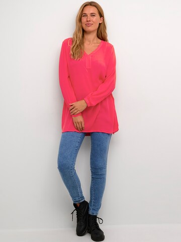 KAFFE CURVE Tunic 'Amber' in Pink