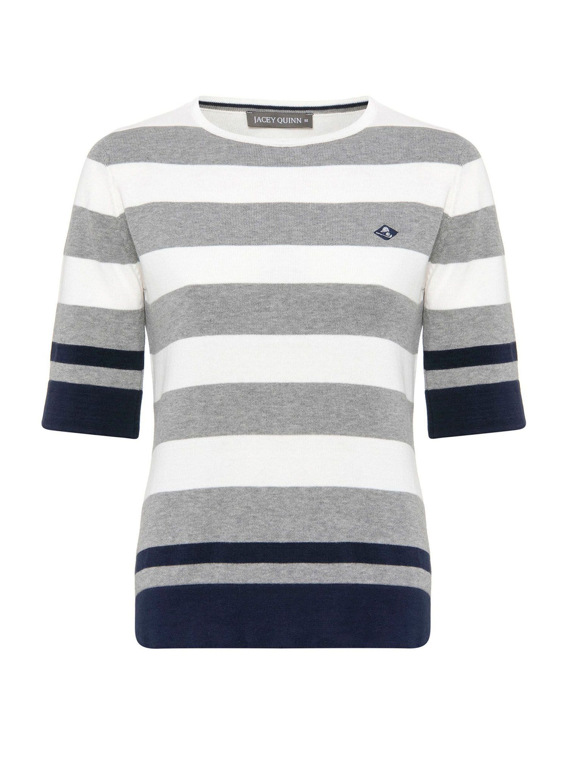 Jacey Quinn Pullover in Weiß: Vorderseite