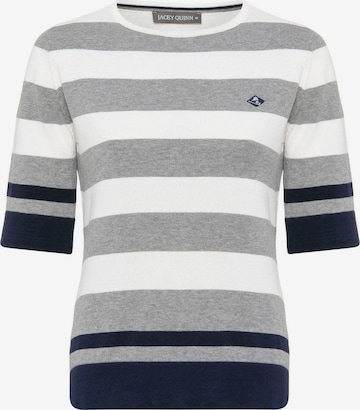 balta Jacey Quinn Megztinis: priekis