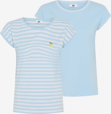 AJC Shirt in Blau: Vorderseite