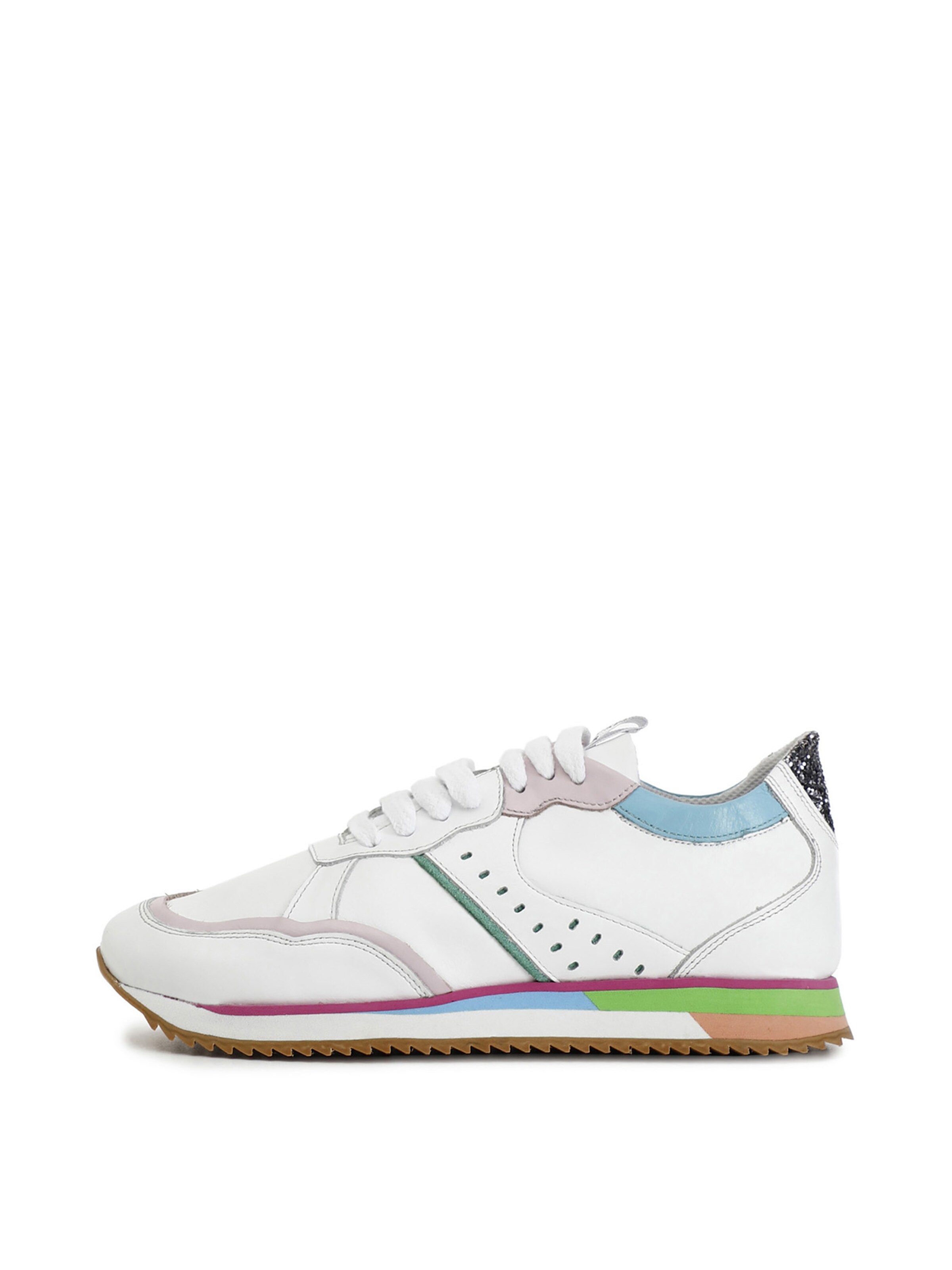 Sneaker bassa di CAFè NOIR in bianco: frontale