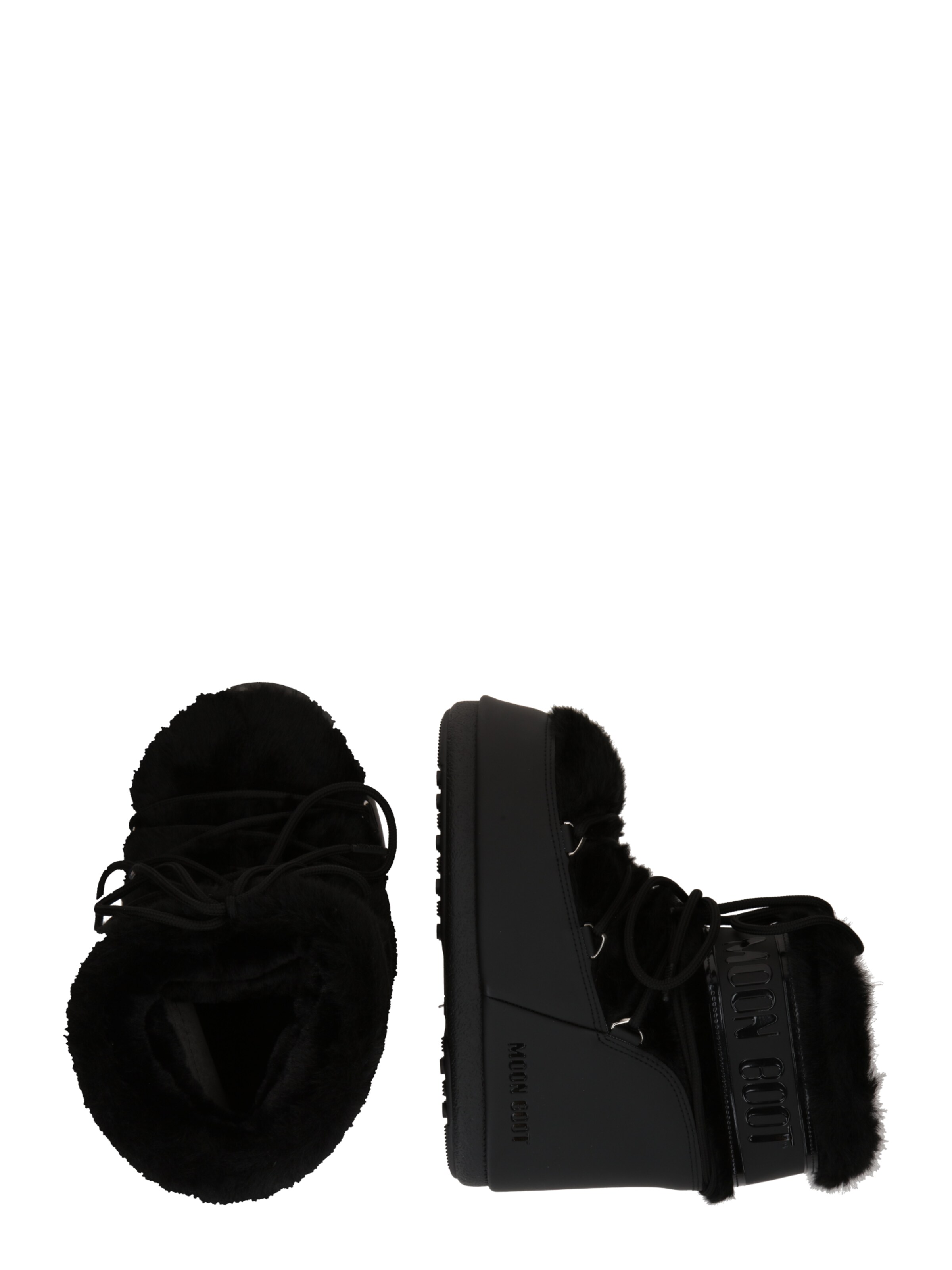 Bocanci de zăpadă de la MOON BOOT pe negru