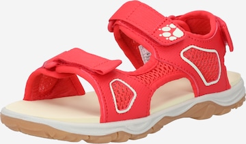 JACK WOLFSKIN Sandals 'Taraco' in Red: front