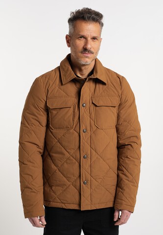 Veste mi-saison DreiMaster Vintage en beige : devant