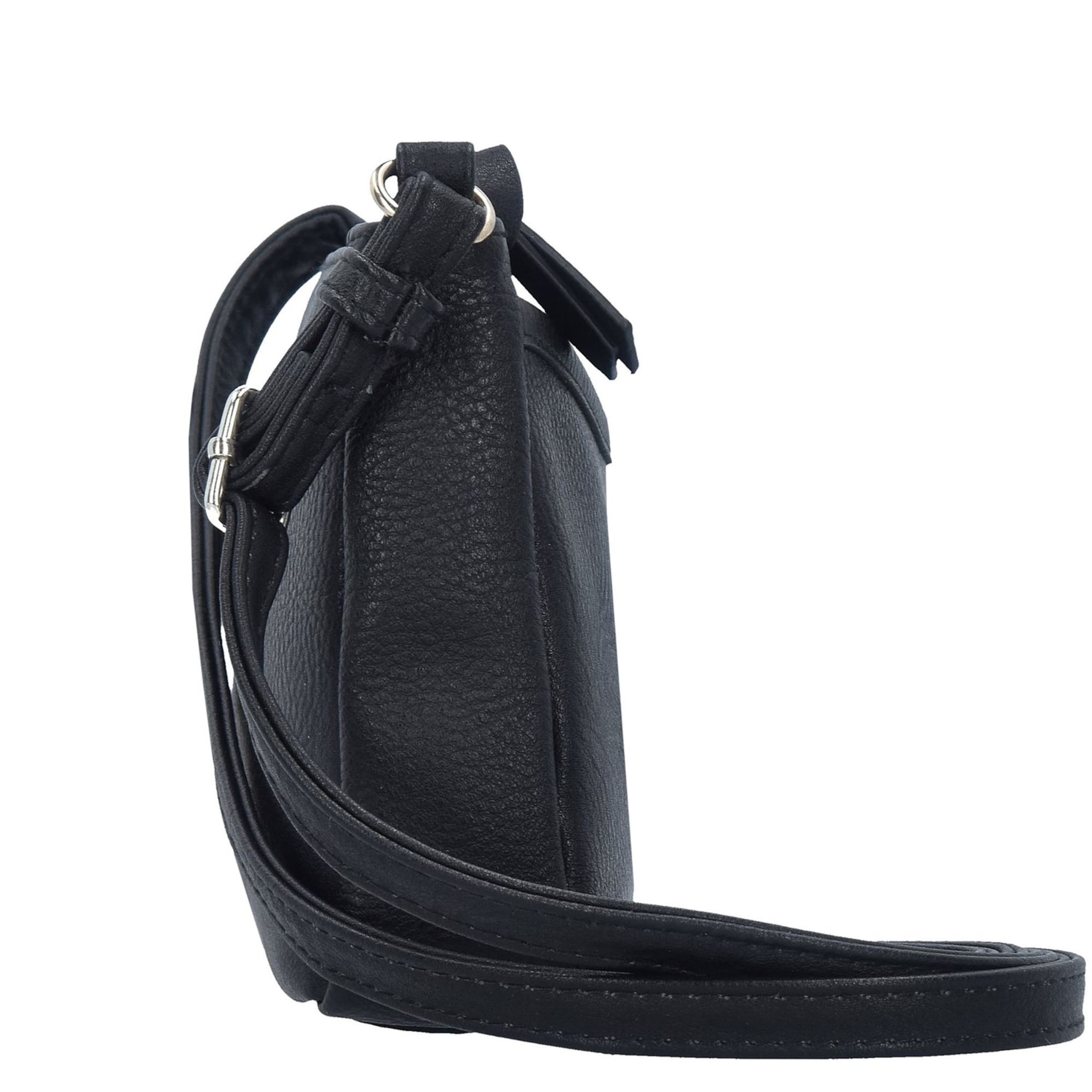 juoda TOM TAILOR DENIM Rankinė su ilgu dirželiu