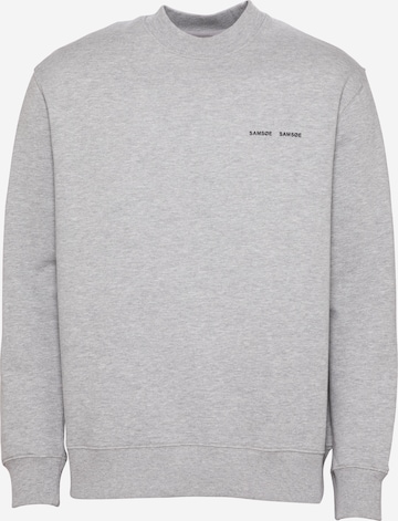 Samsoe Samsoe Sweatshirt 'Norsbro' in Grey: front