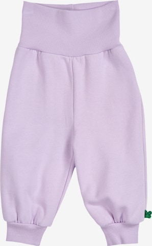 Fred's World by GREEN COTTON Tapered Trousers in Purple: front