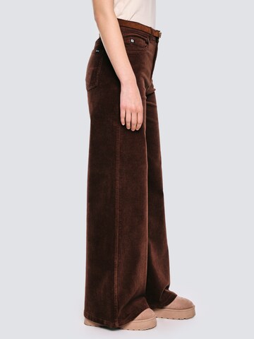BIG STAR Wide leg Trousers ' CELINESI ' in Brown