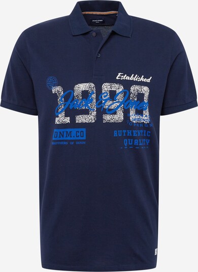 JACK & JONES T-Shirt 'LAKE' in blau / navy / weiß, Produktansicht