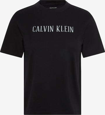 melns Calvin Klein Jeans T-Krekls 'CLASSIC VARSITY': no priekšpuses