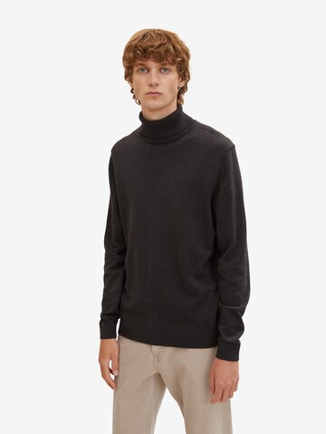 TOM TAILOR - Pullover em preto: frente