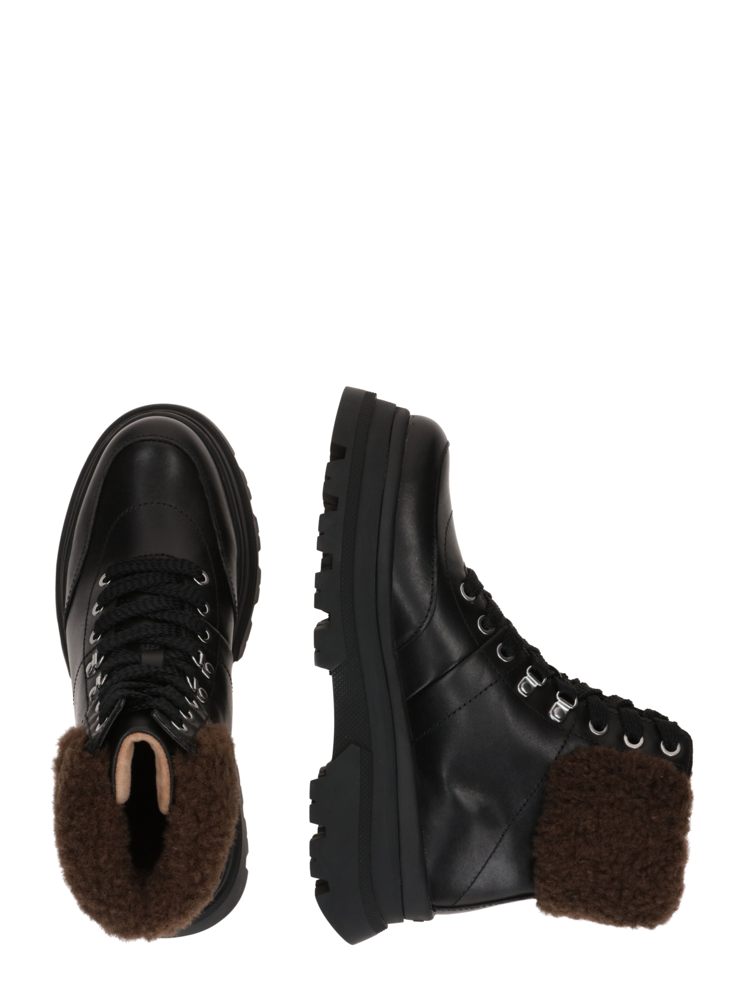 juoda BOSS Suvarstomieji kulkšnis dengiantys batai 'Foster'