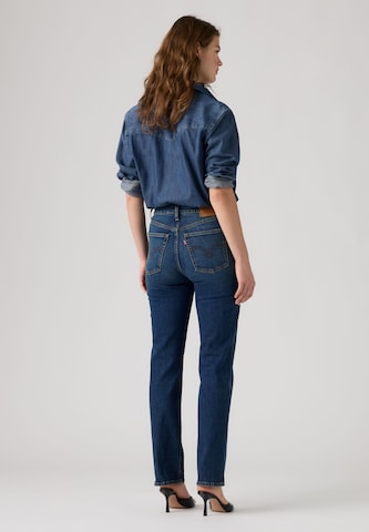 LEVI'S ® Liibuv Teksapüksid 'Ribcage Slim', värv sinine