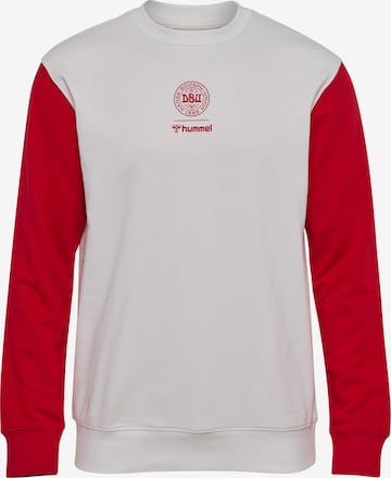 Sweat-shirt Hummel en blanc : devant