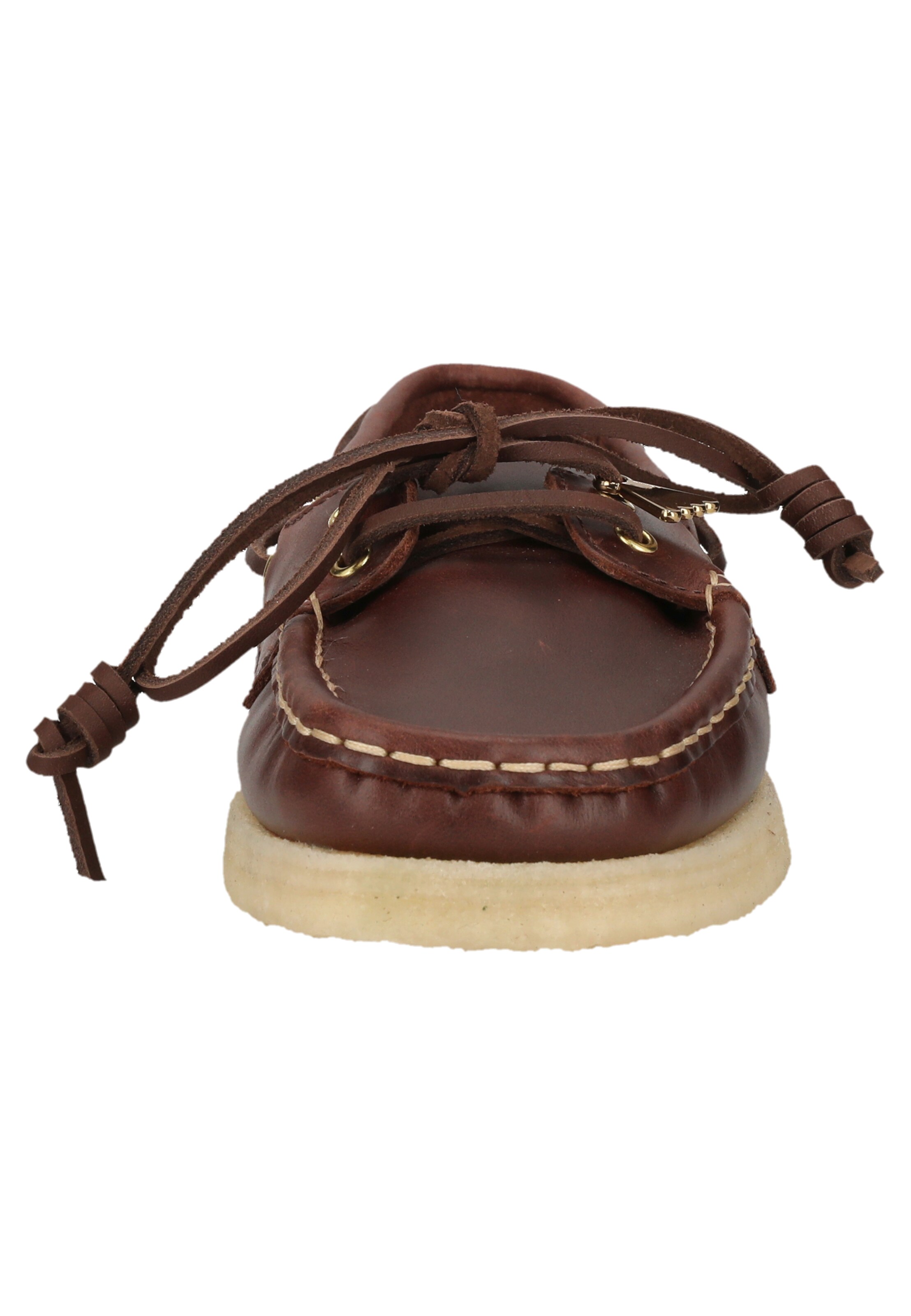 CLARKS Lace-up shoe 'Godney Boat' in Brown