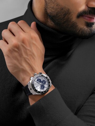 Montre à affichage analogique 'Ruscello' CERRUTI 1881 en noir : devant