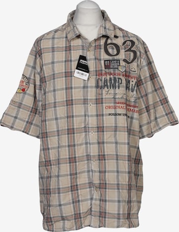 CAMP DAVID Hemd XXXL in Beige: Vorderseite