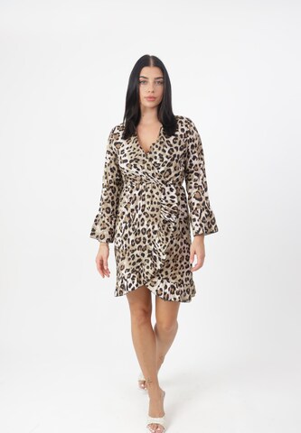 Elara Kleid in Braun