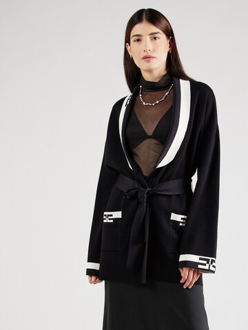 Elisabetta Franchi Strickjacke in Schwarz: Vorderseite