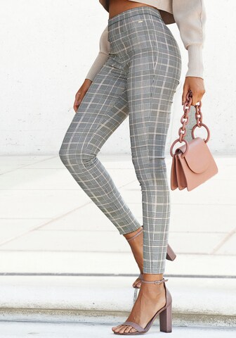 LASCANA Skinny Leggings in Grey: front