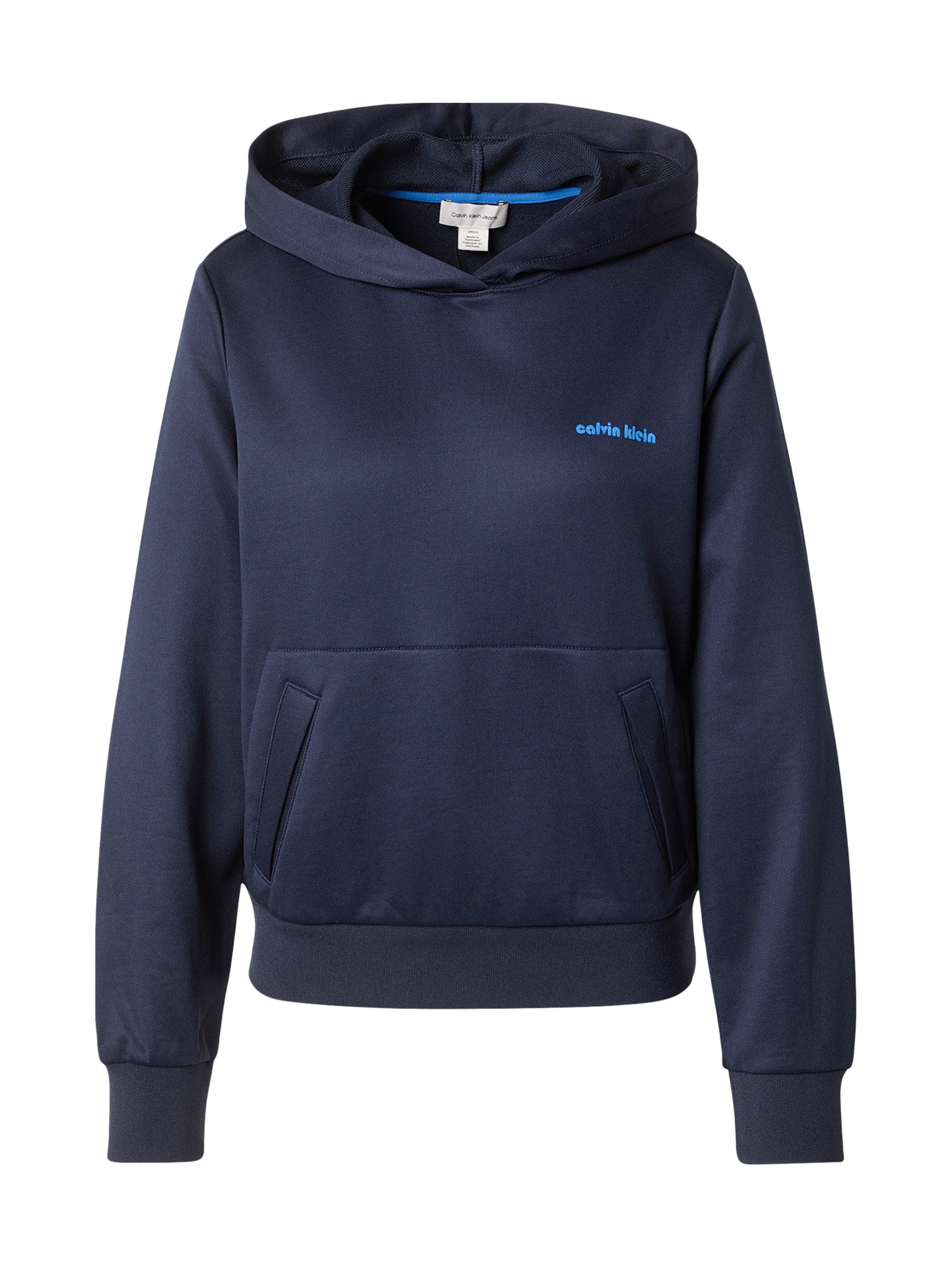 Calvin Klein Jeans Mikina - Modrá: predná strana