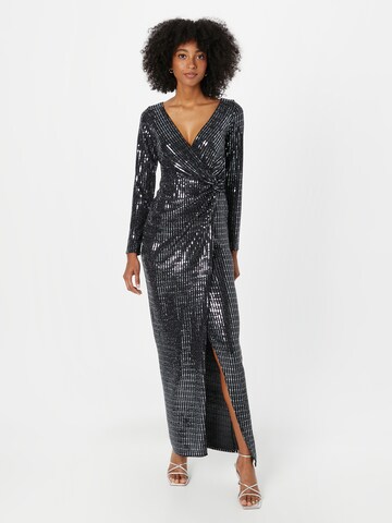 Sistaglam Evening Dress in Silver: front