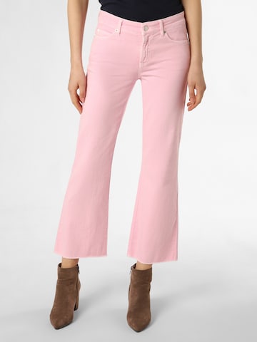 Cambio Boot cut Jeans 'Francesca' in Pink: front