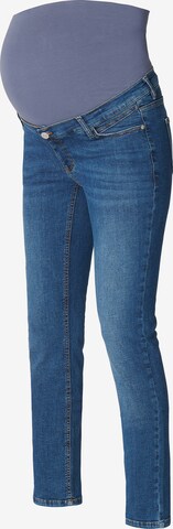 Esprit Maternity Slimfit Jeans in Blauw: voorkant