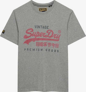 pilka Superdry & Co Marškinėliai 'HERITAGE': priekis