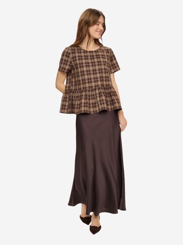 NÜMPH Bluse 'NUMARLIE BLOUSE' in Braun