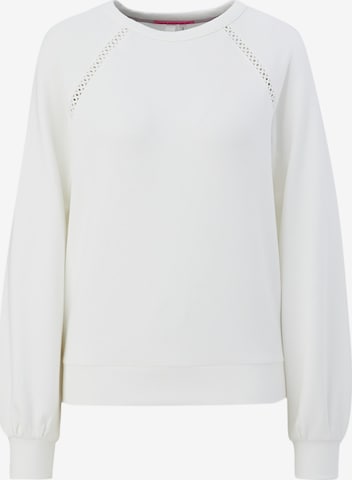 QS Sweatshirt in White: front