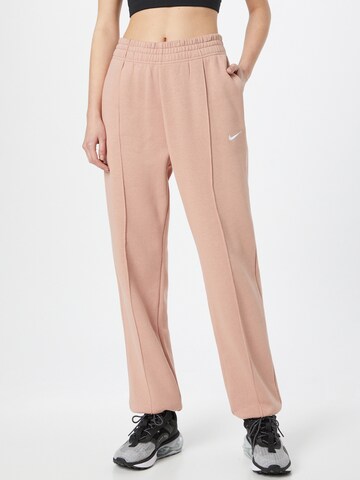 Tapered Pantaloni de la Nike Sportswear pe roz: față