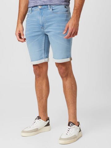 BLEND Regular Shorts in Blau: predná strana