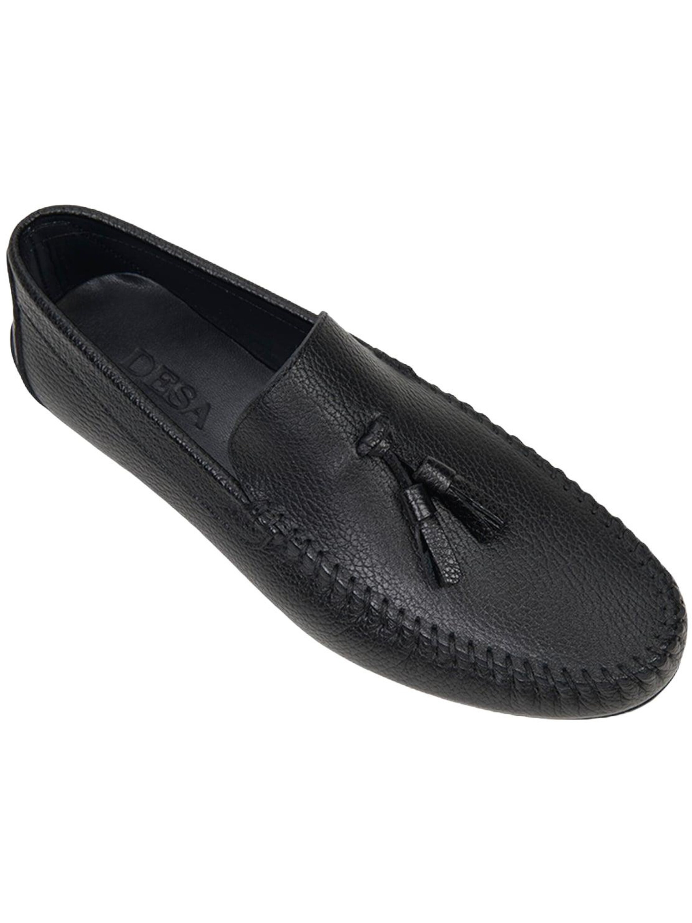 Desa Classic Flats 'Slipper' in Black