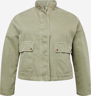 Esprit Curves Between-Season Jacket in Green: front