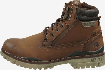 Dockers by Gerli Lace-Up Boots in Brown