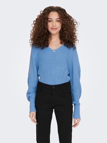 JDY Sweater 'Justy' in Blue: front