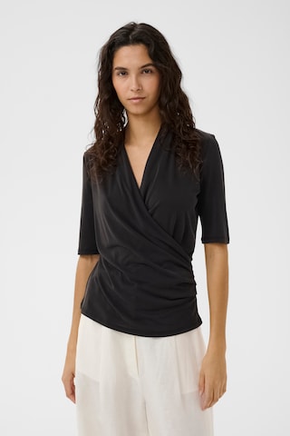 SOAKED IN LUXURY Blouse 'SLColumbine' in Black: front