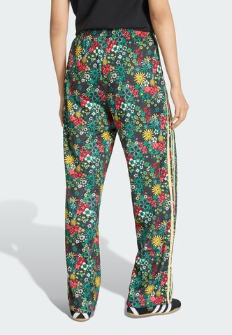 ADIDAS ORIGINALS Loose fit Trousers 'Adidas Originals x Liberty London' in Black