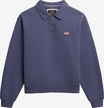 Superdry Sweatshirt in Blau: Vorderseite