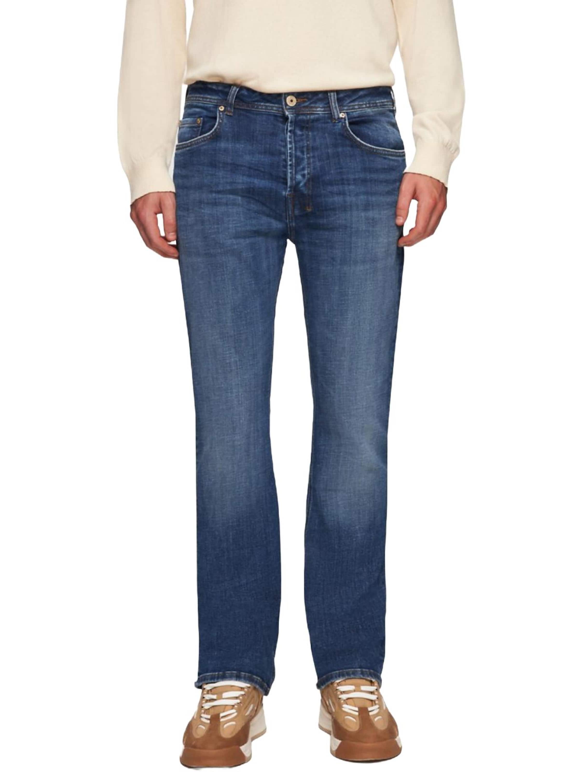 LTB Jeans - regular Vaquero 'LTB Jeans Herren Tinman 400 Straight Leg Jeanshose mit mittelhohem Bund' en azul: frente