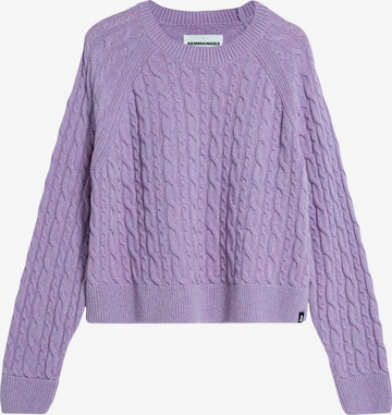 ARMEDANGELS Sweater 'DILIRIAA CABLE' in Purple: front