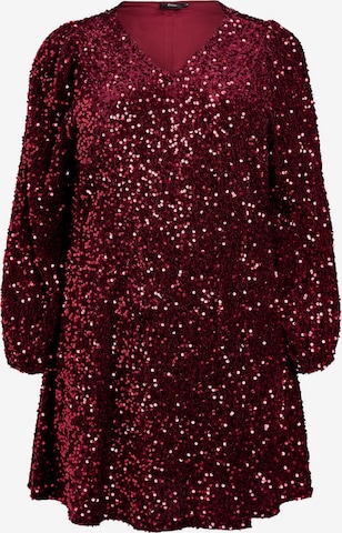 ZizziKoktel haljina 'MJOSEFINE' - crvena boja: prednji dio