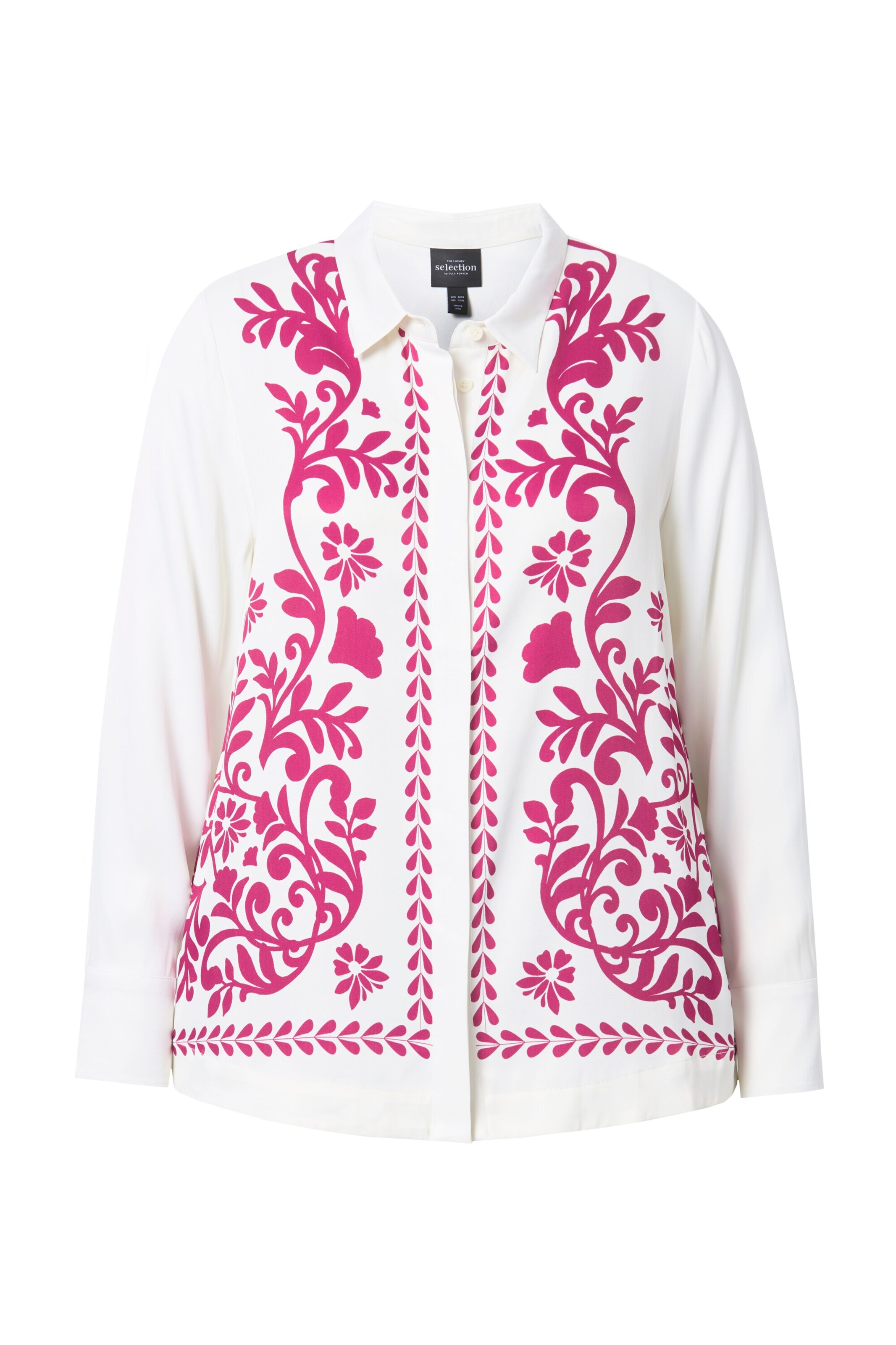 Ulla Popken Blouse in Wit: voorkant