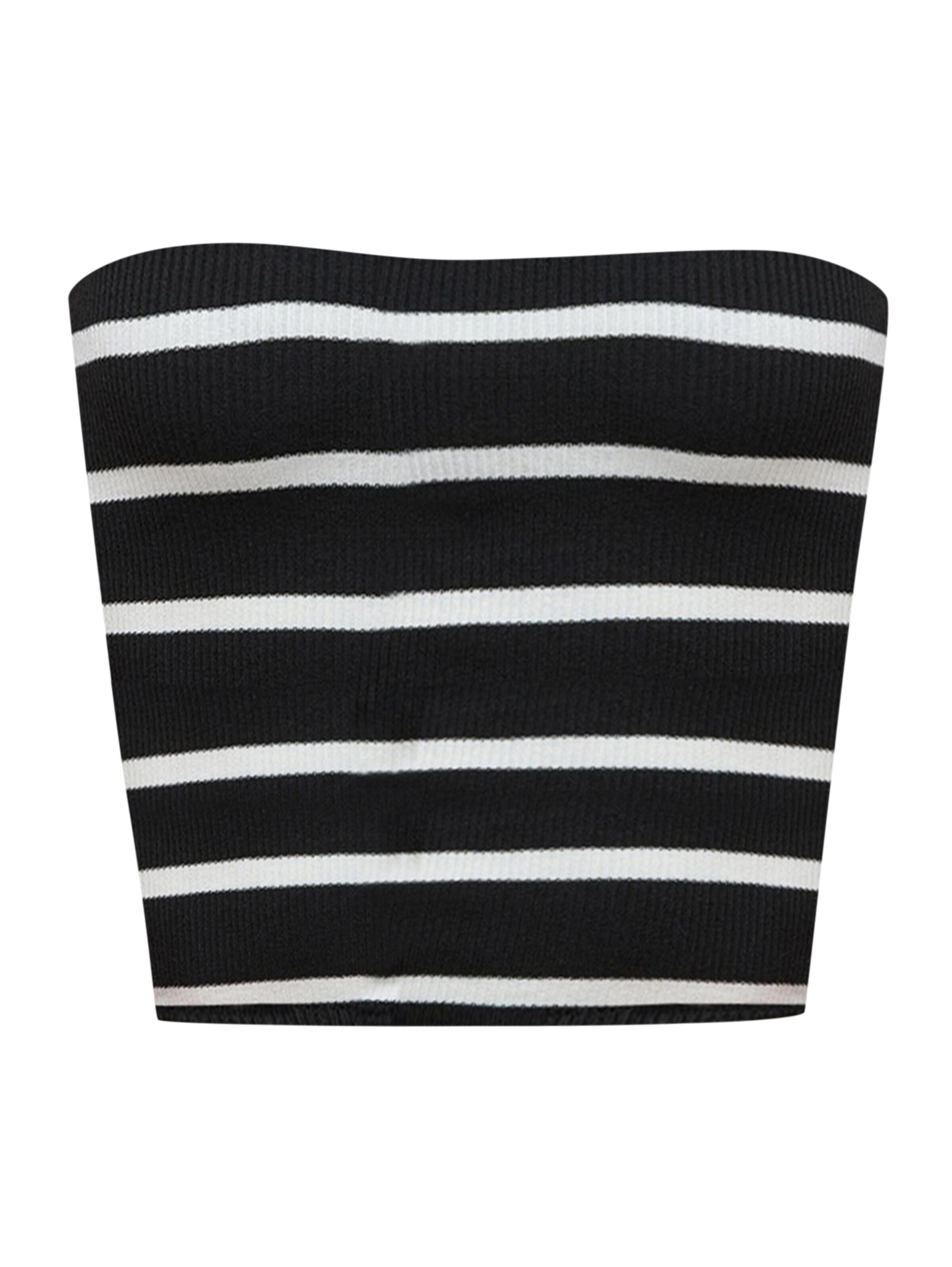 No Matter What Top in Schwarz: Vorderseite