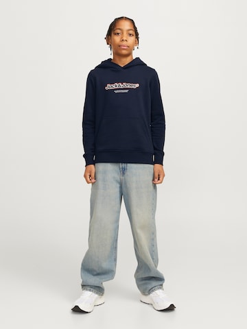 Jack & Jones Junior Sweatshirt 'VESTERBRO NEWTON' in Blue