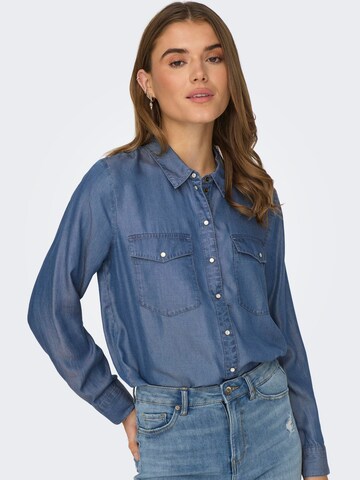 JDY Blouse 'JASPER' in Blauw